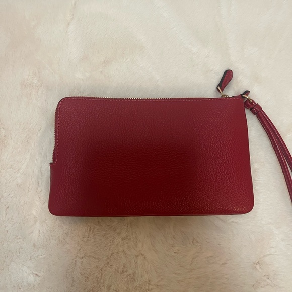 Double Zip Wallet In Signature Canvas COACH - Picture 3 of 3